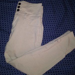 Khaki Stretch Pants